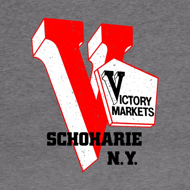 Victory Market Former Schoharie NY Grocery Store Logo by MatchbookGraphics